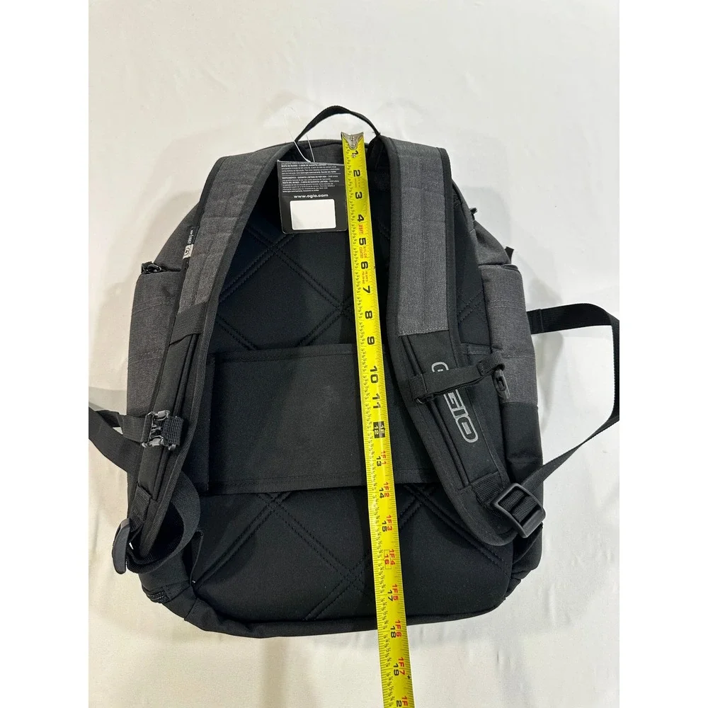 OGIO Backpack Laptop Bag Heather Grey Black Padded Straps Travel School Mens